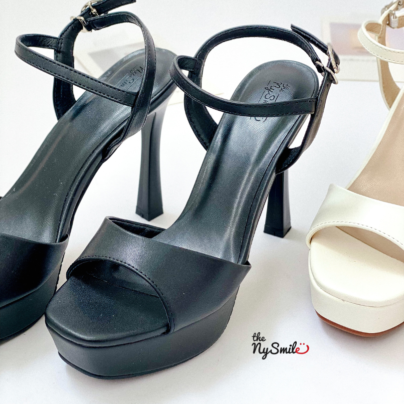 Giày sandal cao gót nữ 11P, Giày cô dâu , dự tiệc , giày đúp mũi gót nhọn - TheNysmile - LIZA