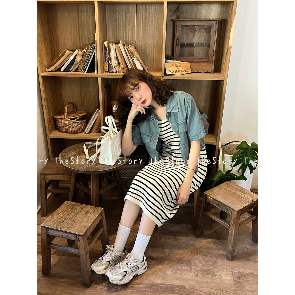 Áo khoác jean tay ngắn dáng croptop  A3056