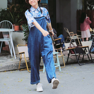 quần yếm jean freesize