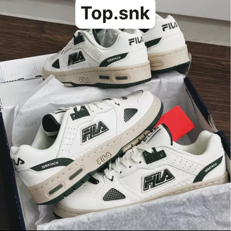 Giày thể thao _Fila Teratach 600 Low White Green-Full box