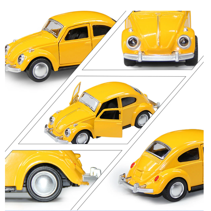 Xe mô hình Volkswagen Beetle Classic 1:36 kim loại