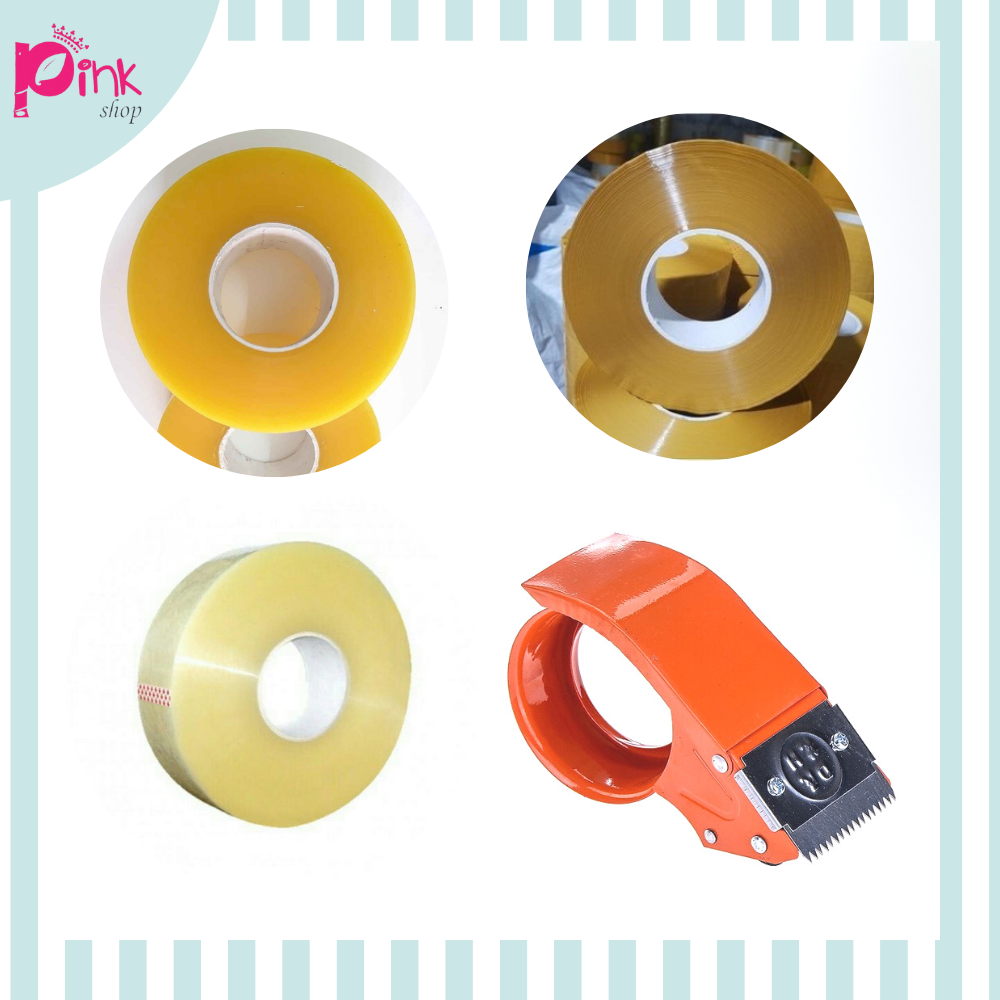 Băng Dính/ Băng Keo To 1kg Dụng Cụ Cắt Đóng Hàng Quấn Giỏ/Bó Hoa - Pk2038