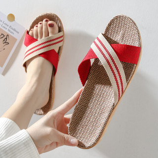 Dép cói quai chéo đi biển đi chơi unisex