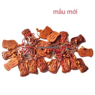 1 cái móc khóa phật bình an nhiều mẫu