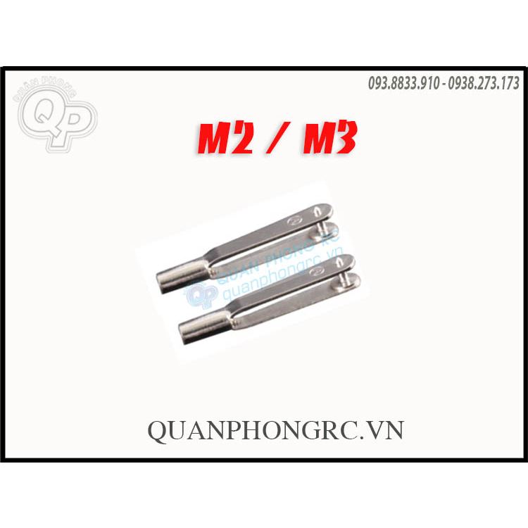 2 cái Clevis sắt M2 -M3 cho máy bay cánh bằng