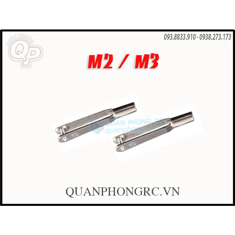 2 cái Clevis sắt M2 -M3 cho máy bay cánh bằng