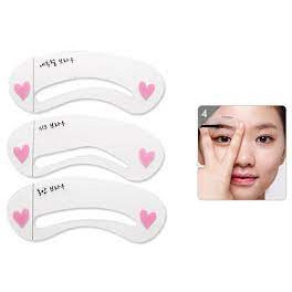 Set 3 khuôn kẻ chân mày tiện dụng