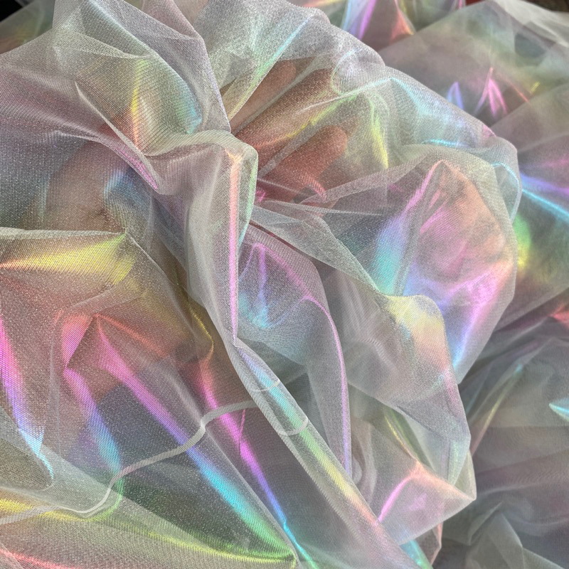 Vải Lưới Ombre Ánh Xà Cừ