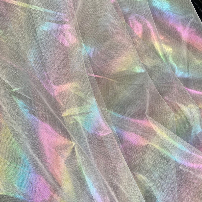 Vải Lưới Ombre Ánh Xà Cừ