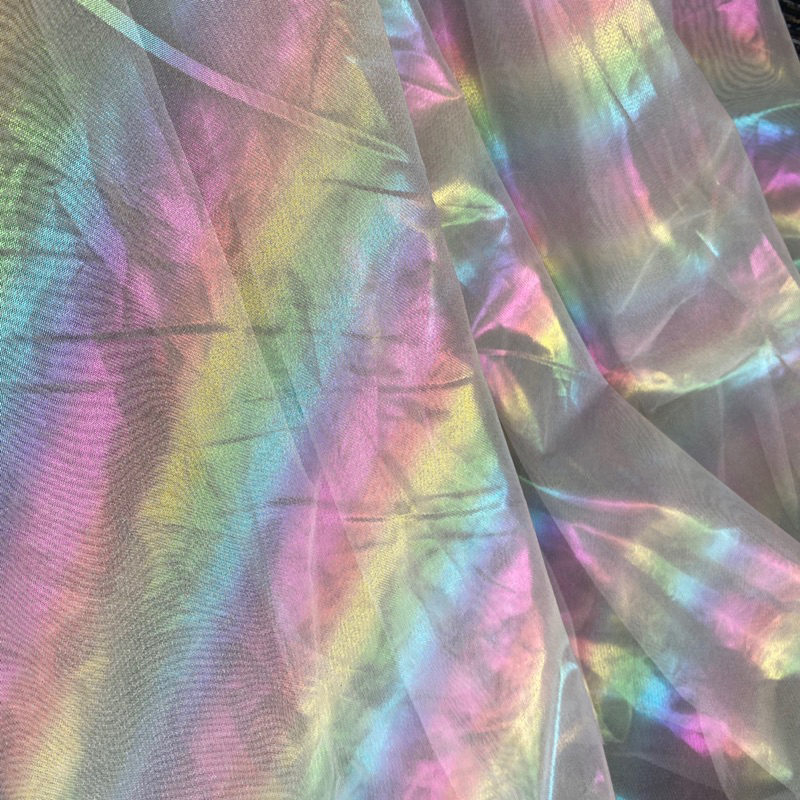Vải Lưới Ombre Ánh Xà Cừ