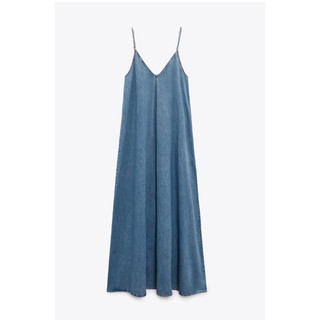 PUR. Studio - Đầm xoè denim cổ V