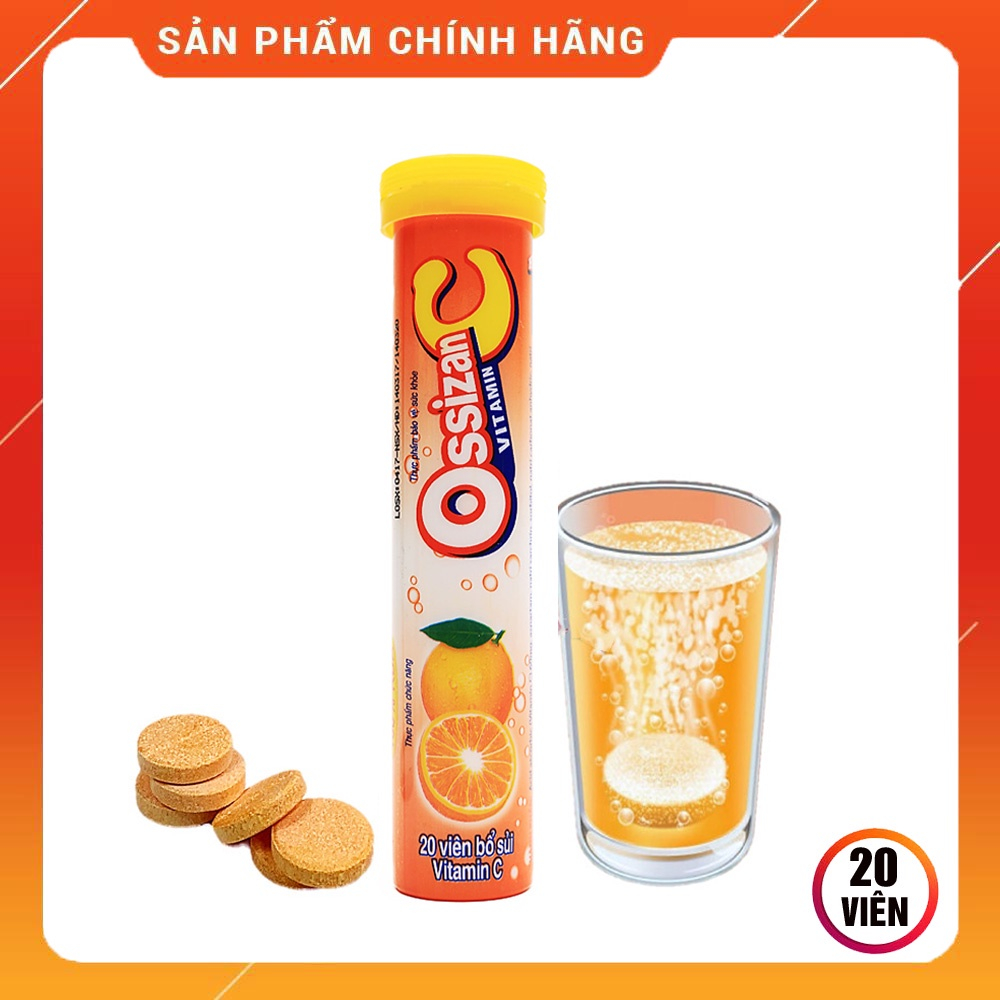 Viên Sủi Bổ Sung Vitamin Ossizan C - Tăng Đề Kháng