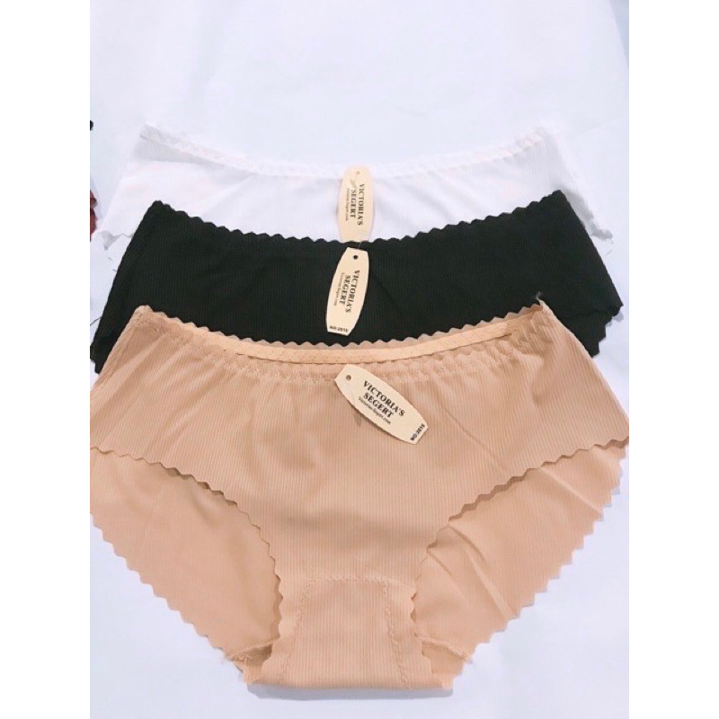 ❤️Quần Lót Nữ❤️Trắng,Da,Đen Thun Lạnh Đúc Su Gân Tâm Viền Sóng Chống Lộ