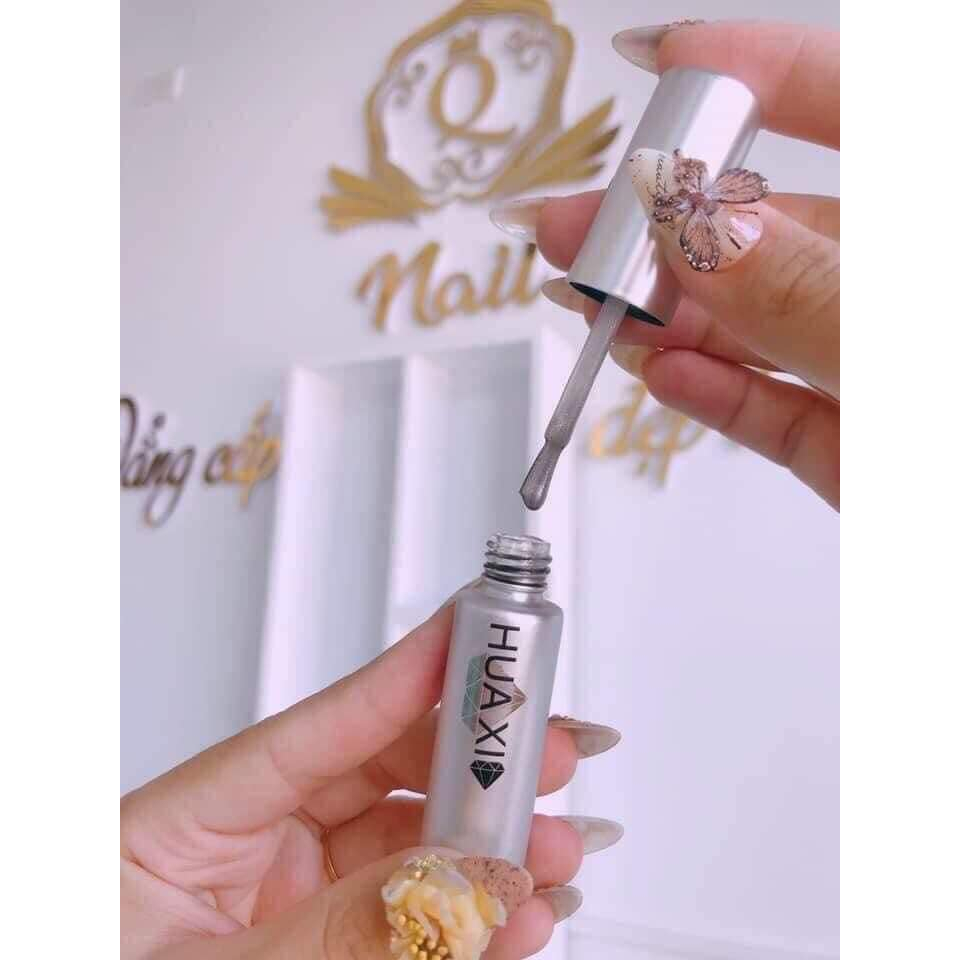 Top mắt mèo kim cương Huaxi 9D chính hãng - sơn gel mắt mèo kim cương Huaxi lấp lánh sang chảnh siêu sáng