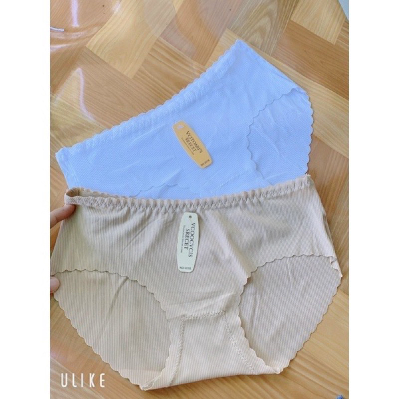 ❤️Quần Lót Nữ❤️Trắng,Da,Đen Thun Lạnh Đúc Su Gân Tâm Viền Sóng Chống Lộ