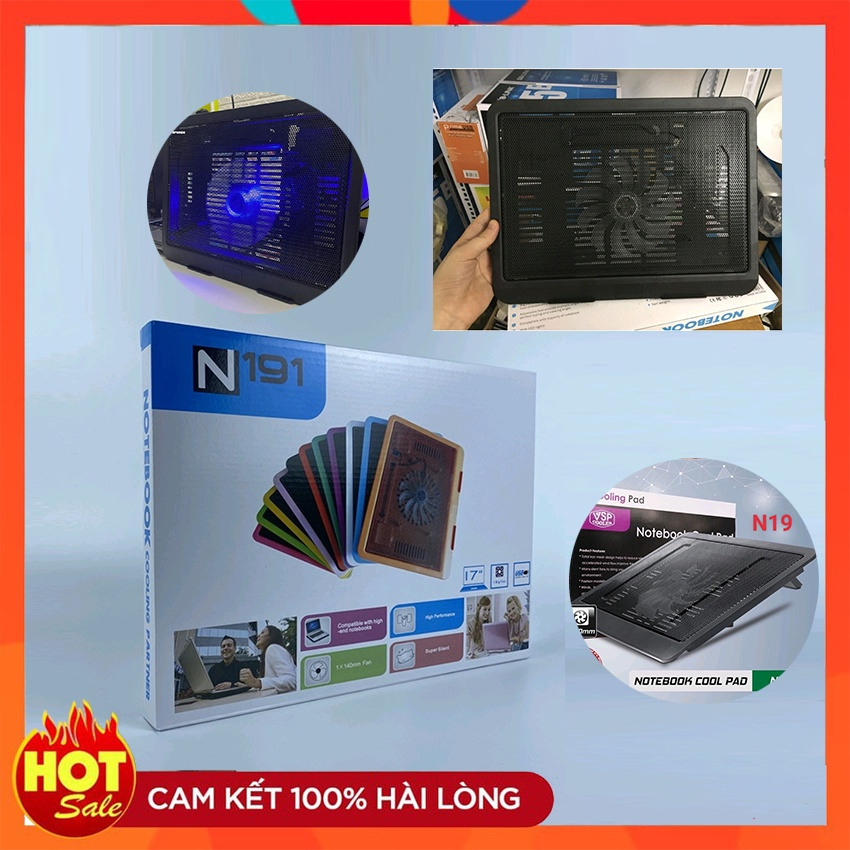 Đế giá đỡ quạt tản hút nhiệt N99 laptop máy tính bền tốt - quạt tản nhiệt to chạy êm làm mát cực nhanh
