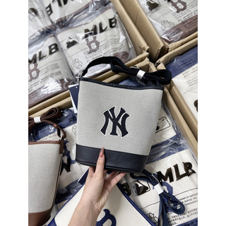 Túi MLB bucket miệng cúc bấm