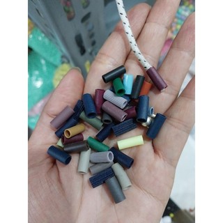 50 ống cao su 2mm dùng chốt đầu dây, làm dây cột tóc