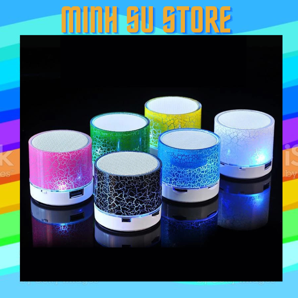 Loa Bluetooth Mini Giá Rẻ Có Led, Loa Cầm Tay S10 Hình Quả Trứng Tặng Kèm Dây Sạc