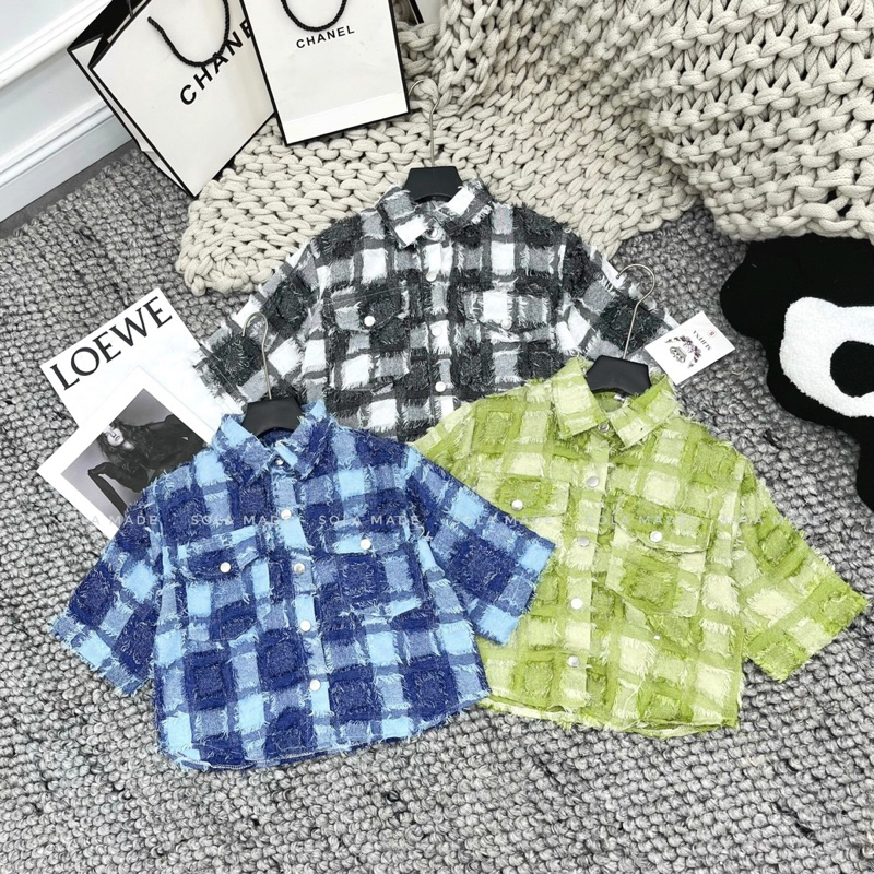 Áo Bò Mài xước Dáng Croptop Mã S151