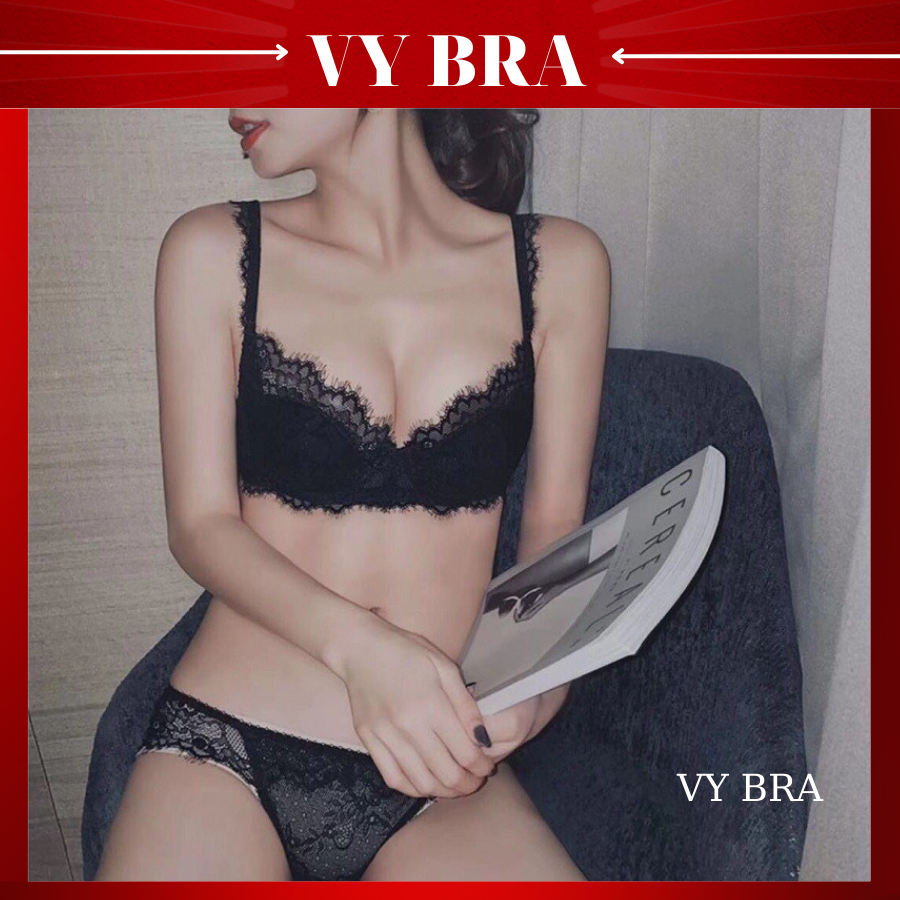 BỘ ĐÒ LÓT MÚT MỎNG⚡CÓ MÃ GIẢM GIÁ⚡ set nội y hàng có gọng ,mút mỏng sexy.siêu nâng ngực tạo khe.