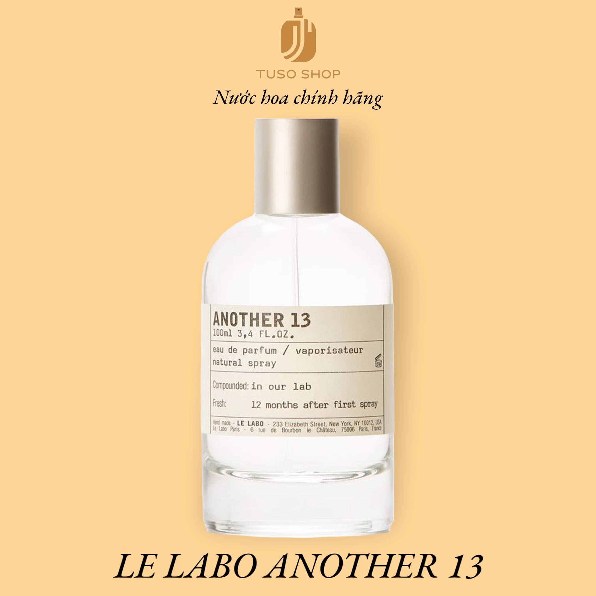 Nước hoa chiết 10ml Le Labo 13 mùi tạo từ hoa , gỗ và xạ hương trong veo , thanh khiết