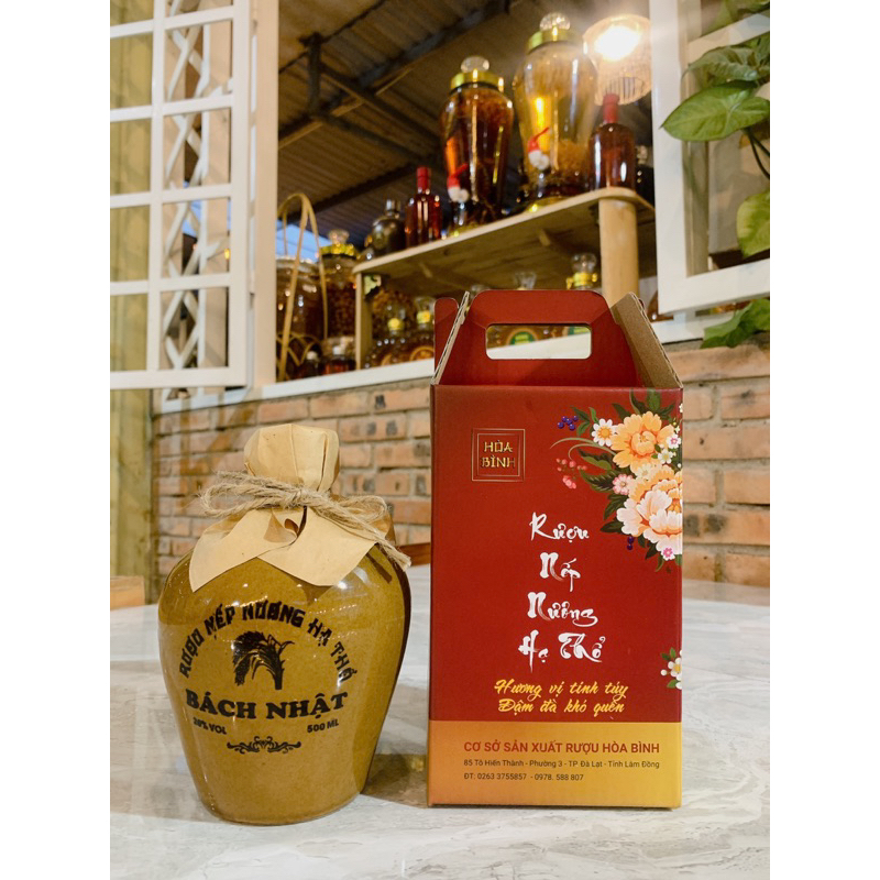 Rượu Nếp Nương Bách Nhật 500ml (28%)