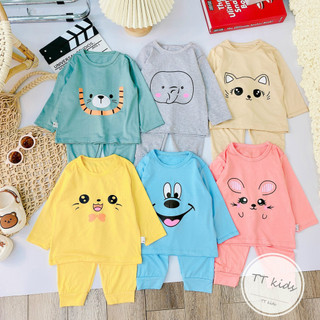 Đồ bộ bé trai , đồ bộ bé gái dài tay chất thun lạnh từ 5 - 15kg [ Hàng Chuẩn Loại 1 ]