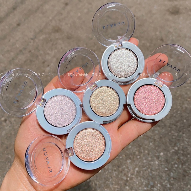 Có sẵn - Phấn nhũ mắt KLAVUU Urban Pealsation cho đôi mắt lung linh tone 1, 2, 3, 4, 5
