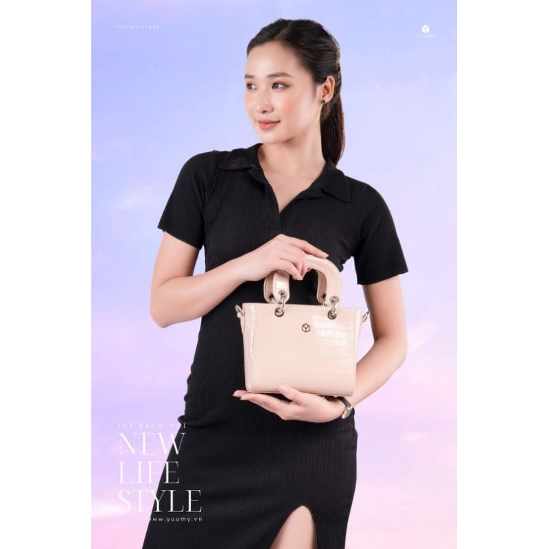 Túi xách nữ cầm tay Vân da cá sấu Lady Yuumy YTX31