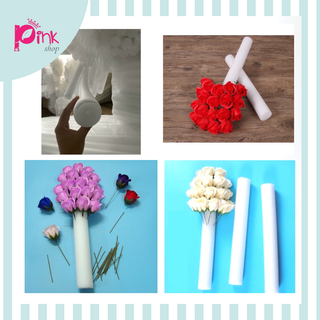 Cây xốp cắm hoa giả hoa sáp dài 2m đường kính 4cm 5cm -pk2049