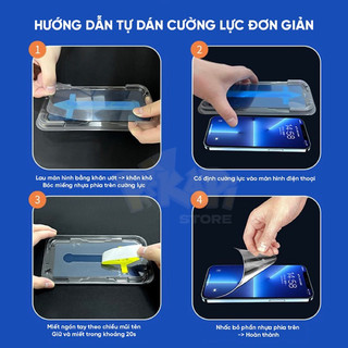 Cường Lực iPhone Tự Dán Full Màn Các Dòng