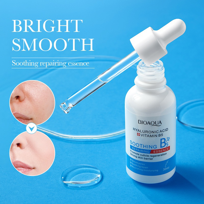 Serum Bioaqua B5 Hyaluronic Acid Giúp Phục Hồi Da, Dưỡng Ẩm Cho Da, Dưỡng Da Trắng Sáng Phục Hồi Da Do Nhiễm Corticoid