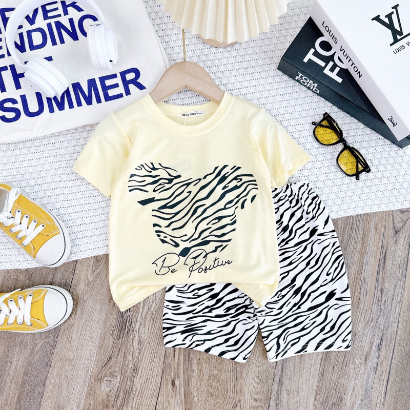 Bộ minky mom cộc thun lạnh loại 1 cho bé từ 5-30kg