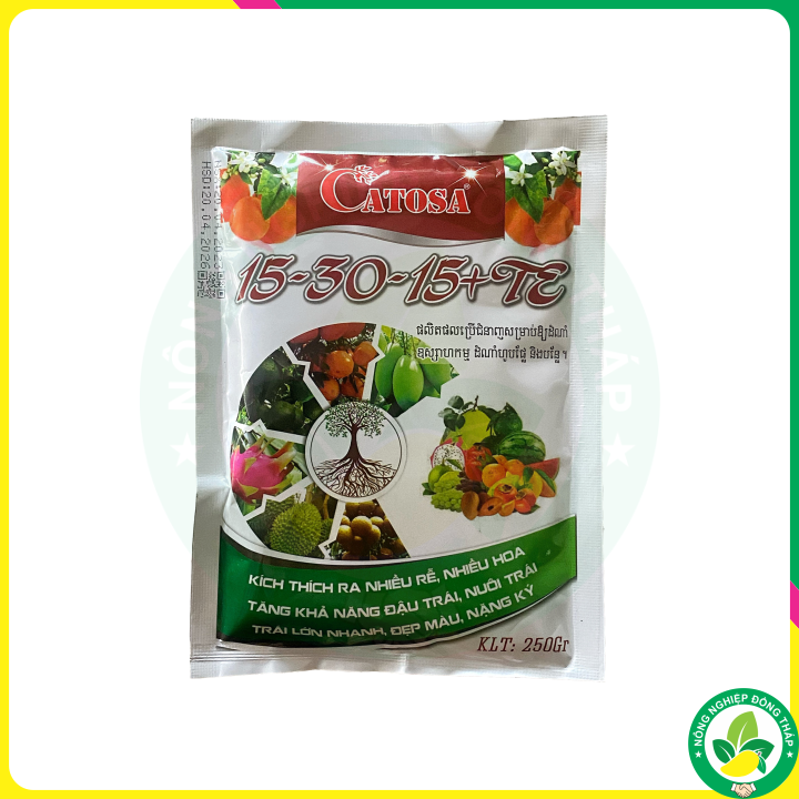 Phân Bón Hỗn Hợp NPK GROUP 15-30-15 – Kích Thích Ra Nhiều Rễ, Nhiều Hoa, Tăng Khả Năng Đậu Trái, Nuôi Trái, Trái Lớn Nha
