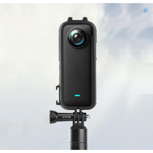 Khung bảo vệ Insta360 X3 có Cold Shoe gắn mic ,đèn , phụ kiện mở rộng