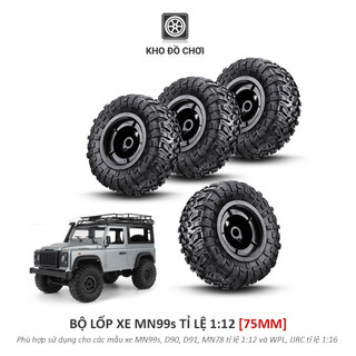 Bộ lốp xe MN99s tỉ lệ 1:12 - Land Rover Defender (75MM)
