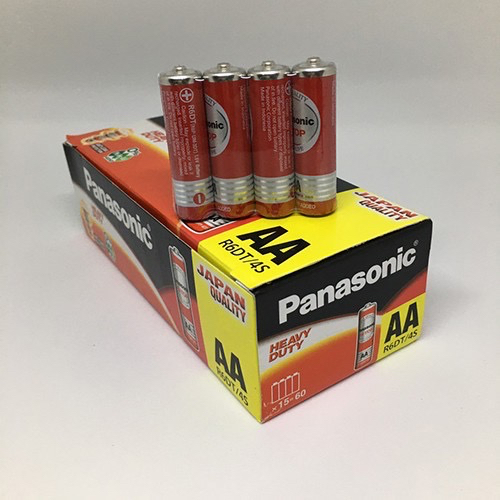 Pin tiểu AA Panasonic hàng chuẩn màu đỏ - Pin 2A