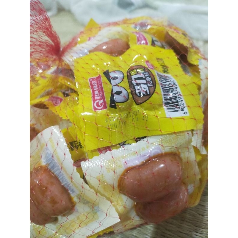 10 gói xúc xích mắt 2 viên 12 gam cay thơm ngon