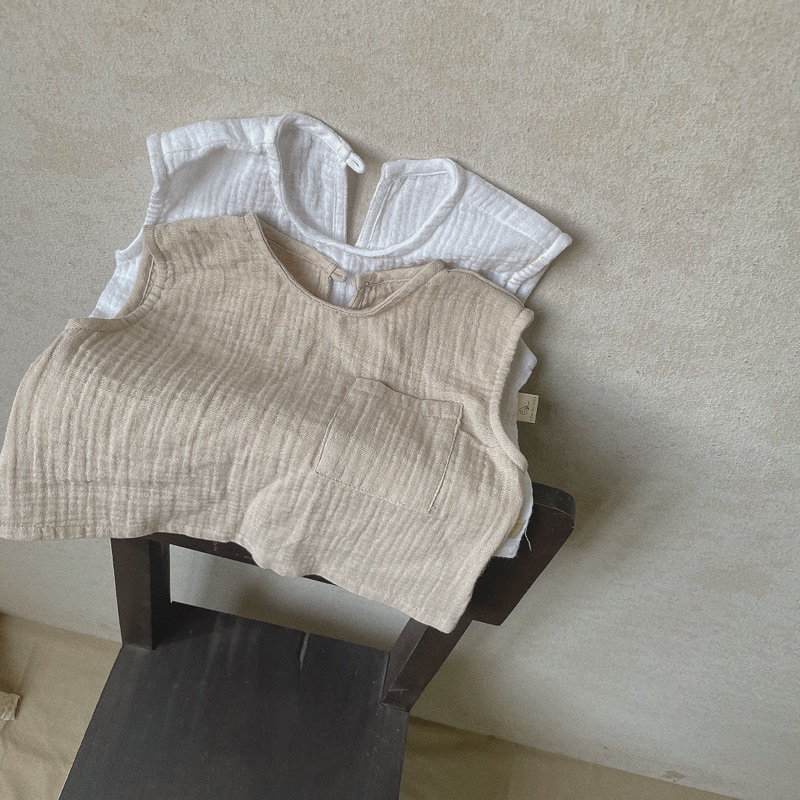 Áo xô muslin ba lỗ mát mẻ cho bé Tiệm Su Kids