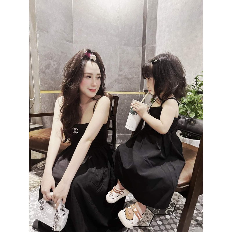 Váy đôi Mẹ Và bé hàng chuẩn thiết kế form chuẩn siêu xinh cho Mẹ và Bé