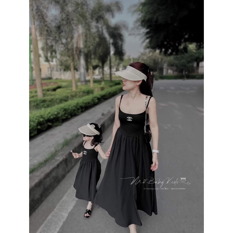 Váy đôi Mẹ Và bé hàng chuẩn thiết kế form chuẩn siêu xinh cho Mẹ và Bé