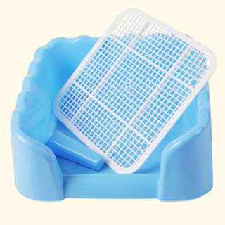 Khay vệ sinh cho chó lớn và nhỏ (2 size màu ngẫu nhiên) - Tặng 3 tấm tã giấy -khay đi vệ sinh cho chó đực và chó cái