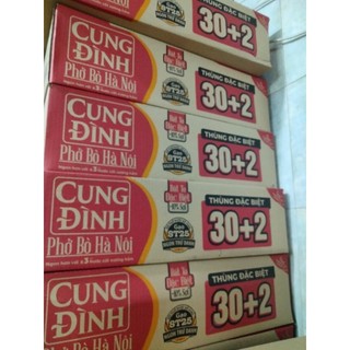 Thùng phở bò cung đình gói 68g 32 gói/thùng