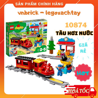  LEGO DUPLO 10874 Tàu Hơi Nước Điểu Khiển Bằng App Điện Thoại 