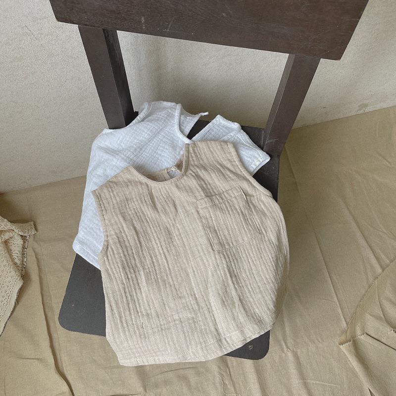 Áo xô muslin ba lỗ mát mẻ cho bé Tiệm Su Kids