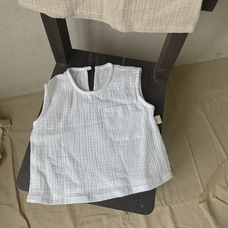 Áo xô muslin ba lỗ mát mẻ cho bé Tiệm Su Kids