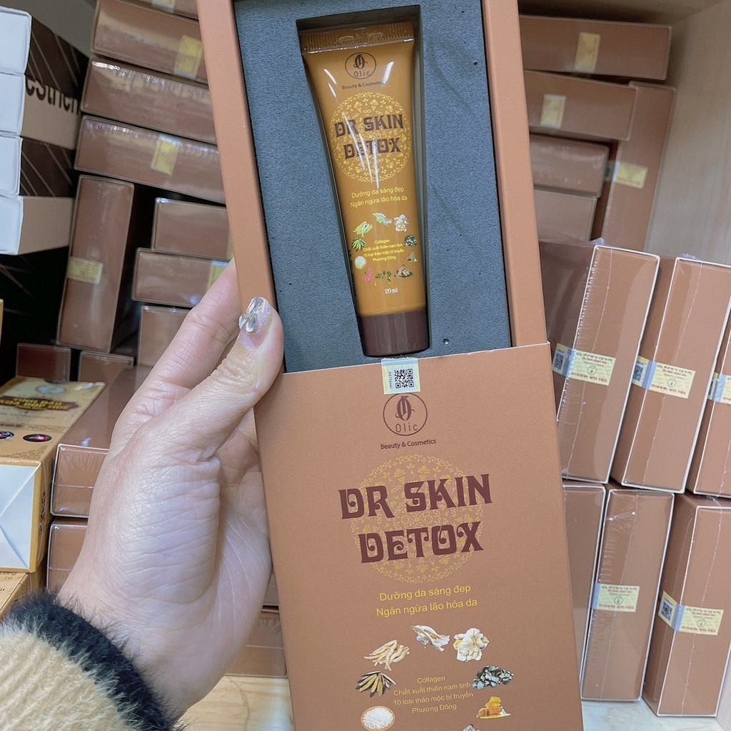 Mặt nạ thải độc, hút nám, sáng da Dr Skin Detox Olic mẫu mới 20ml