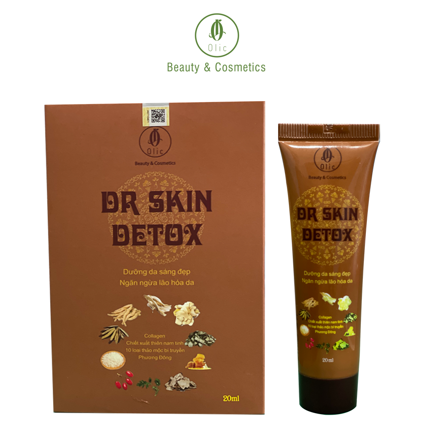 Mặt nạ thải độc, hút nám, sáng da Dr Skin Detox Olic mẫu mới 20ml