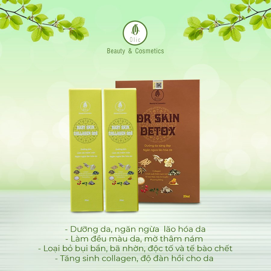 Mặt nạ thải độc, hút nám, sáng da Dr Skin Detox Olic mẫu mới 20ml